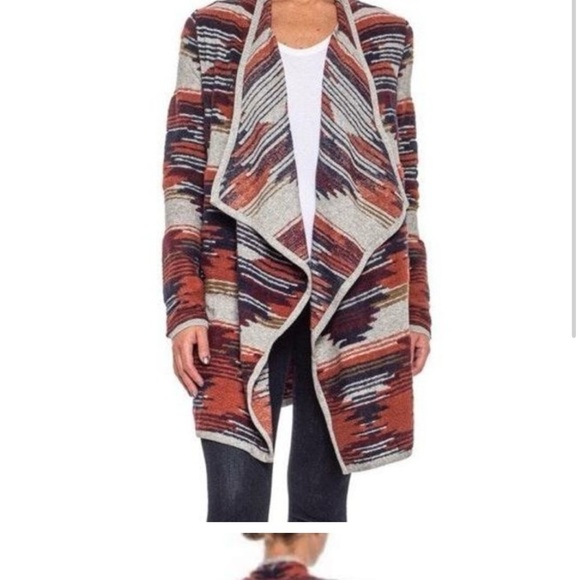Lucky Brand Sweaters - Womens Lucky Brand Southwestern Waterfall Cardigan – Size Small